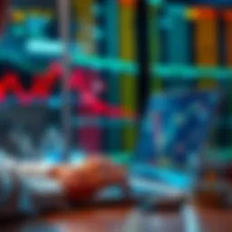 A person looking at Bitcoin exchange rates on a laptop while securing a digital wallet.