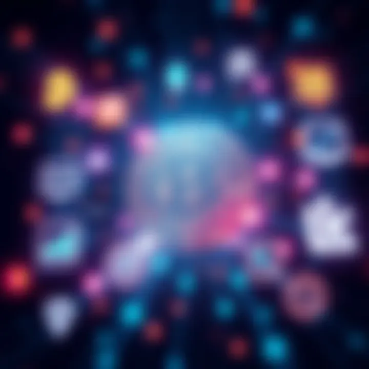 A Bitcoin logo surrounded by lines connecting to various digital applications symbolizing growth and expansion of its utility without changing its core principles.