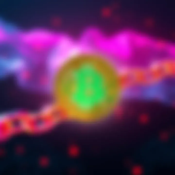 A visual representation of Bitcoin forking, showing the new eCash branch emerging from the main Bitcoin chain.