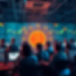 People actively discussing Bitcoin topics in a digital forum setting