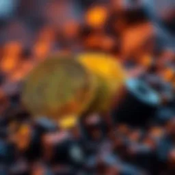 A visual comparison between Bitcoin and gold, highlighting Bitcoin as a safer investment option.