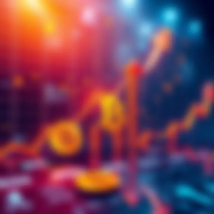 Graph showing the increase in Bitcoin holdings in 2025 with arrows pointing upward, indicating rising investment trends.