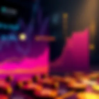 A chart showing significant growth in Bitcoin value over five years, illustrating high returns for investors.