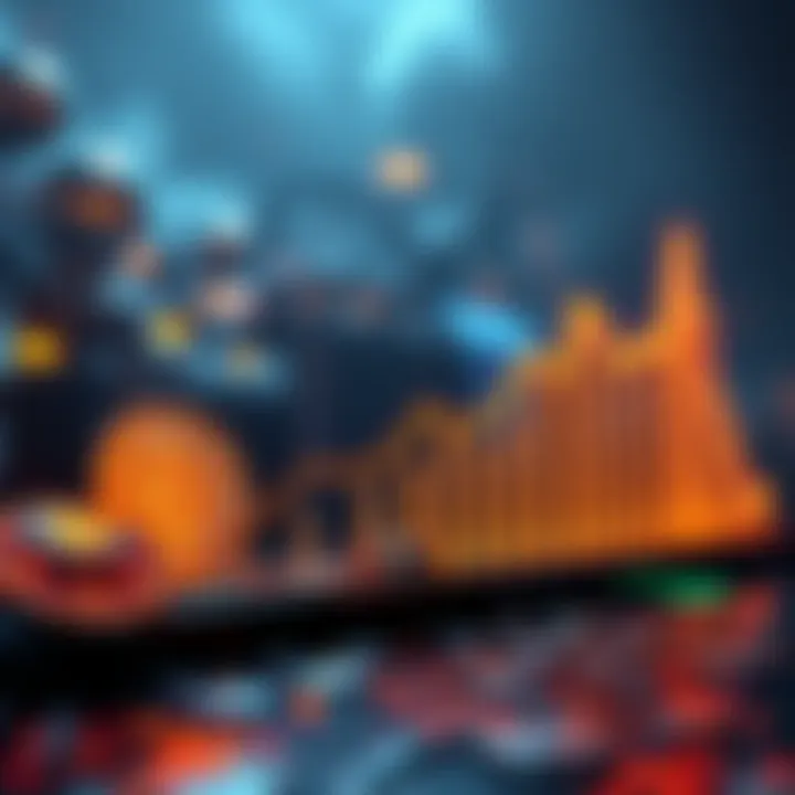 Bitcoin Growth Over Ten Years A graph showing the dramatic rise in Bitcoin's value over the last decade, highlighting its growth from low prices to current highs.