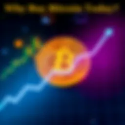A Bitcoin symbol with a rising graph, representing investment growth and interest in Bitcoin.