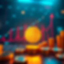 A chart showing monthly and yearly Bitcoin accumulation with upward trends.