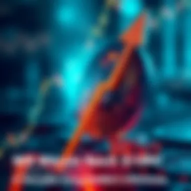 Bitcoin Growth Predictions A digital representation of Bitcoin with a dollar symbol and an upward arrow, indicating potential growth towards $10 million.