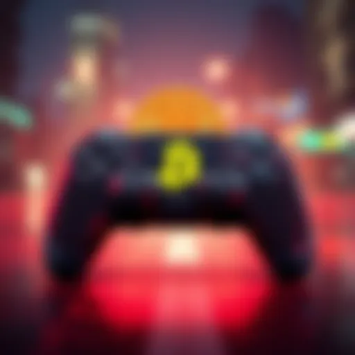 A graphic showing Bitcoin's logo and a game controller with the GTA 6 logo, symbolizing the connection between Bitcoin investment and gaming hype.