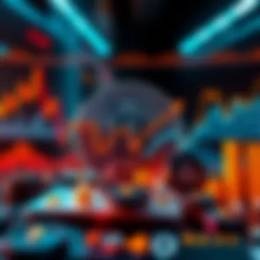 A visual representation of Bitcoin's 4-year halving cycle with graphs, ETFs, and institutional investment icons.