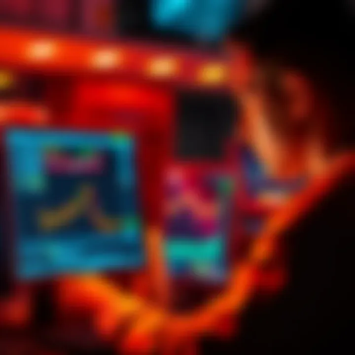 A person contemplating their Bitcoin investment while looking at a digital wallet on a computer screen.