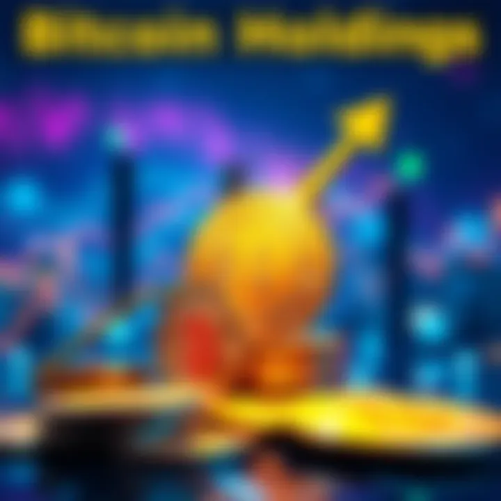 Bitcoin Holdings Increase Graphic showing an increase in Bitcoin holdings with an arrow pointing upward, representing Strategy's acquisition of 130 BTC