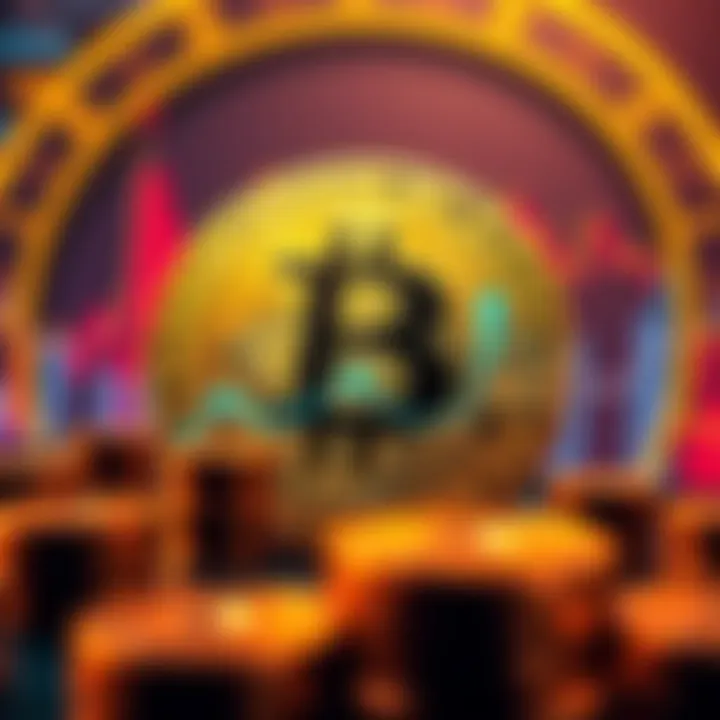 Bitcoin Improvement Proposals A graphic showing key Bitcoin improvement proposals with a background of the Bitcoin logo and charts representing growth and change.