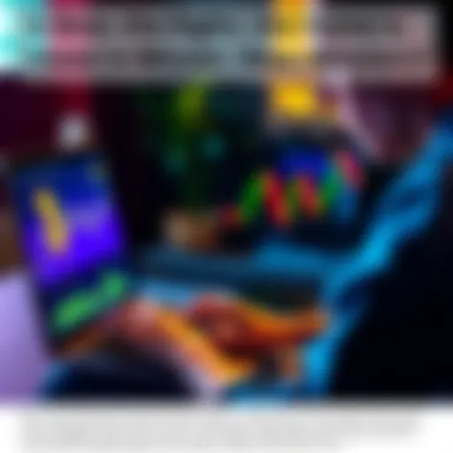 Person looking at Bitcoin on a laptop A person researching Bitcoin investment options on a laptop, showing a cryptocurrency chart on the screen