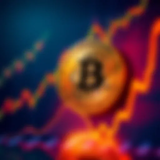 A graphic showing Bitcoin symbol with an upward trend on a chart, indicating investment interest at $60K.