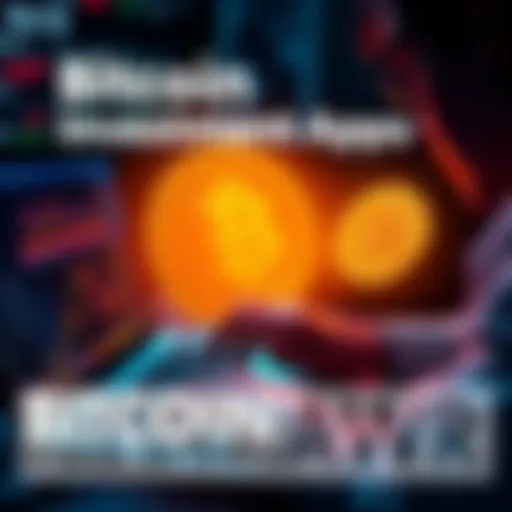 A person researching Bitcoin investment apps on a laptop, focusing on dollar-cost averaging options.