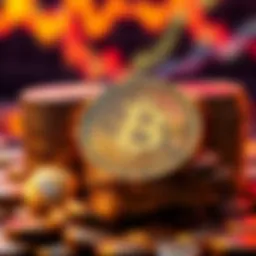 A stack of coins with the Bitcoin symbol representing investment opportunities