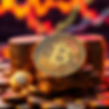 A stack of coins with the Bitcoin symbol representing investment opportunities