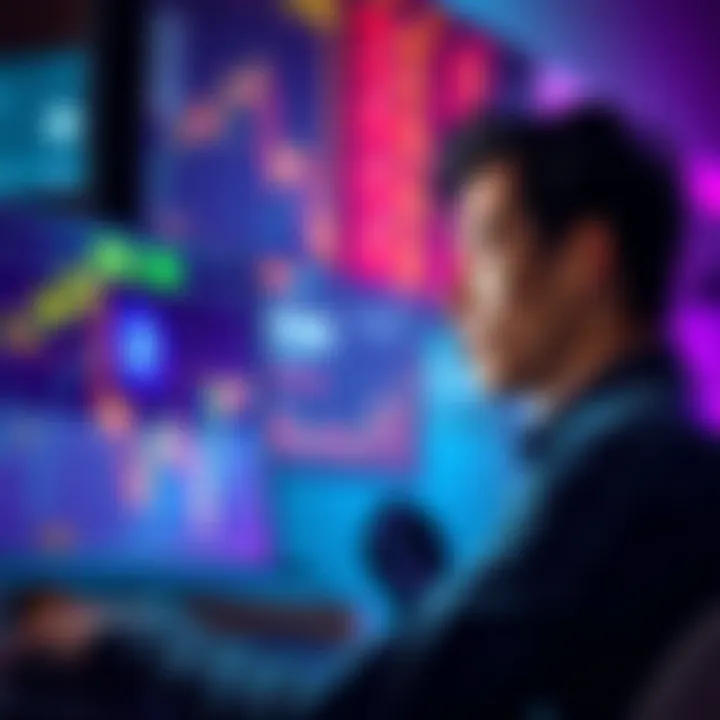 A person contemplating investing $500 in Bitcoin, looking at a computer screen displaying Bitcoin prices.