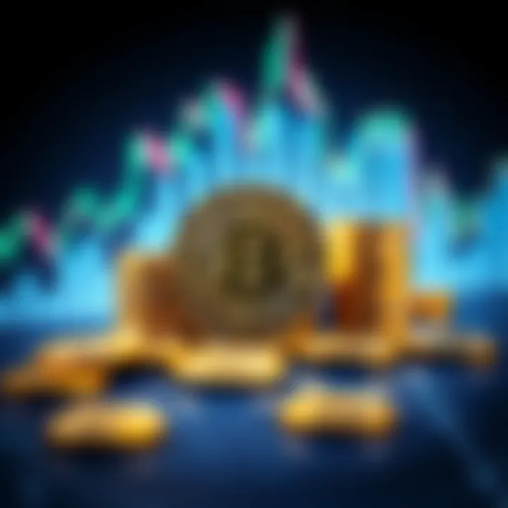 A visual representation of Bitcoin coins alongside traditional stocks and bonds, symbolizing the integration of BTC into modern financial portfolios.