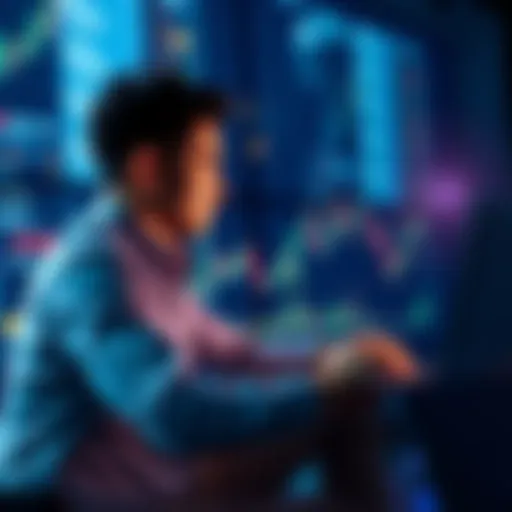 A person looking at a Bitcoin chart on a laptop while considering investment options
