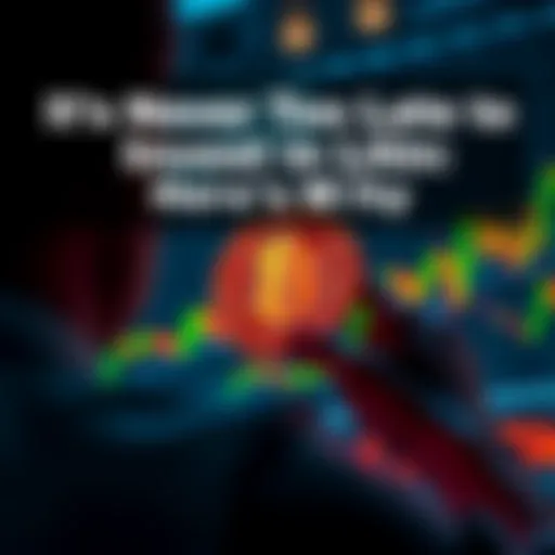 Bitcoin Investment Opportunity A person looking at a chart showing rising Bitcoin values, symbolizing investment potential.