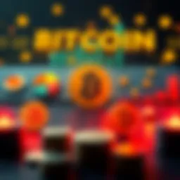 A graphic showing different bitcoin holders and their investment levels with pie charts and icons representing various amounts of money invested