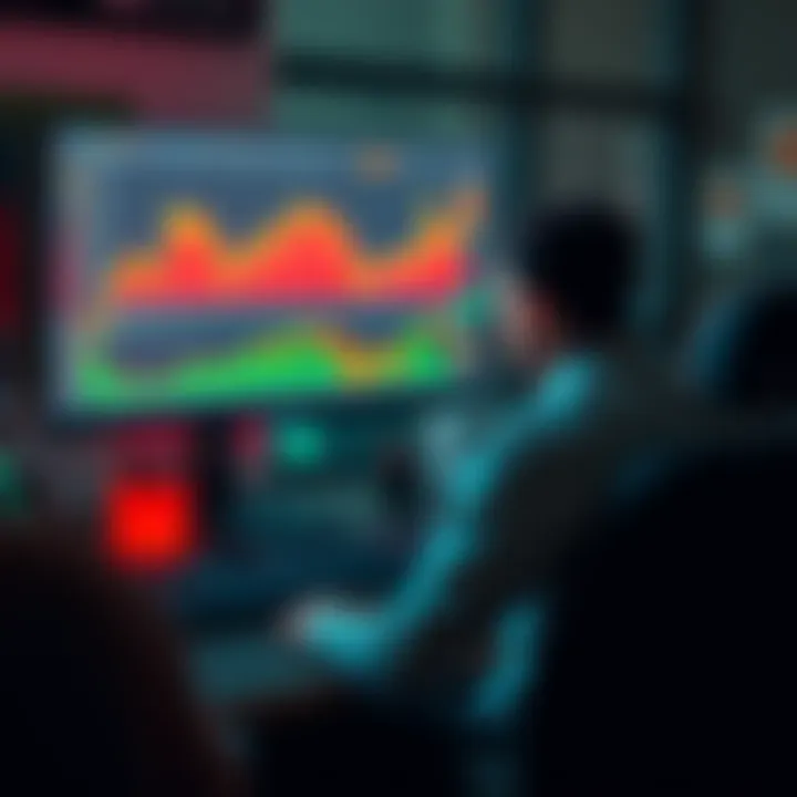 A person sitting at a desk looking at a computer screen showing Bitcoin charts, reflecting on missed investment opportunities during lockdown.