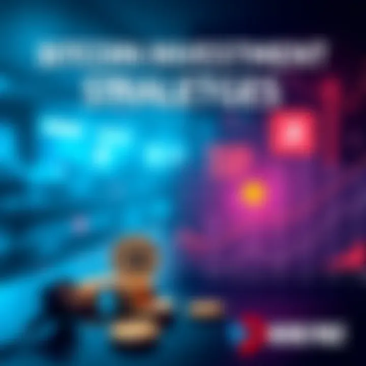 A graphic showing a growth chart with Bitcoin symbols and investment tips, reflecting financial goals