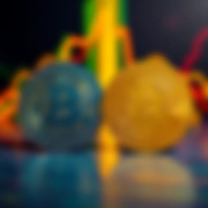 Logos of Bitcoin and Kaspa side by side, symbolizing unity in the cryptocurrency community