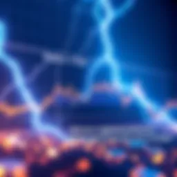 Graph showing steady Bitcoin Lightning Network transactions despite market downturn