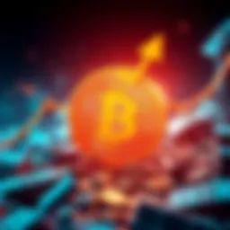 Bitcoin Long Position A graphic showing a Bitcoin symbol with an upward arrow and money signs, representing a new investment in Bitcoin.