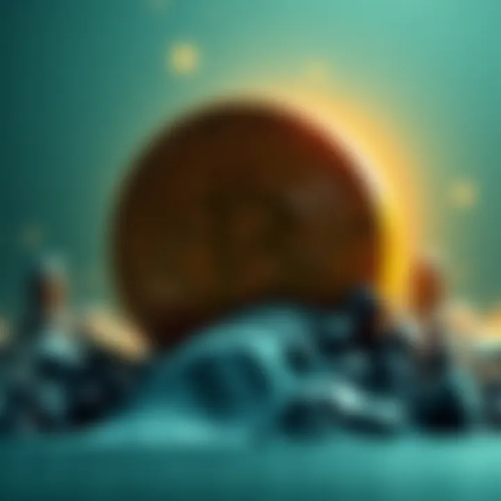 Bitcoin Loss A visual representation of lost Bitcoin value, featuring a large Bitcoin symbol fading away with a dollar sign overlay, symbolizing the $4.6 billion loss by the US government.