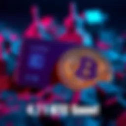 A representation of 4.71 BTC lost from a Coin Cold Card, featuring a cold wallet device and a Bitcoin symbol with a worried expression.