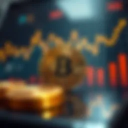 A visual representation of Bitcoin's connection with macroeconomic indicators like the Copper/Gold ratio and PMI, showing upward trends in graphs.