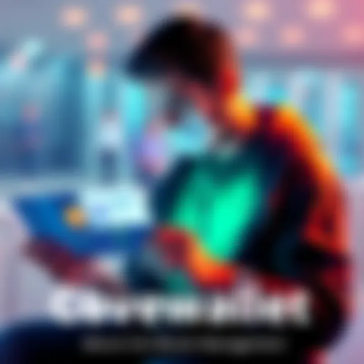 A user managing Bitcoin on Covewallet, showcasing hot and cold storage features, with a secure interface on a digital device.