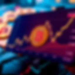 A graph showing Bitcoin price trends with a focus on potential bottom predictions for 2026, set against a digital currency backdrop.