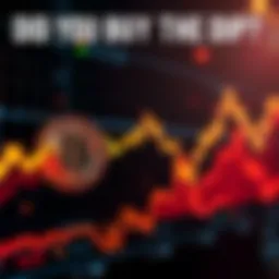 Graph showing Bitcoin price changes with an upward and downward trend, illustrating recent market dip