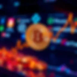 Bitcoin market shift A visual representation of a declining Bitcoin chart with corporate logos symbolizing treasury companies in the background.