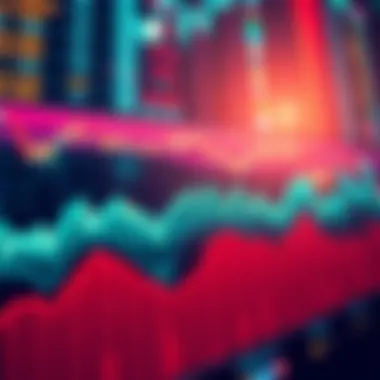 A graph showing Bitcoin price fluctuations with a bounce pattern highlighted, representing the Dead Cat Bounce effect.