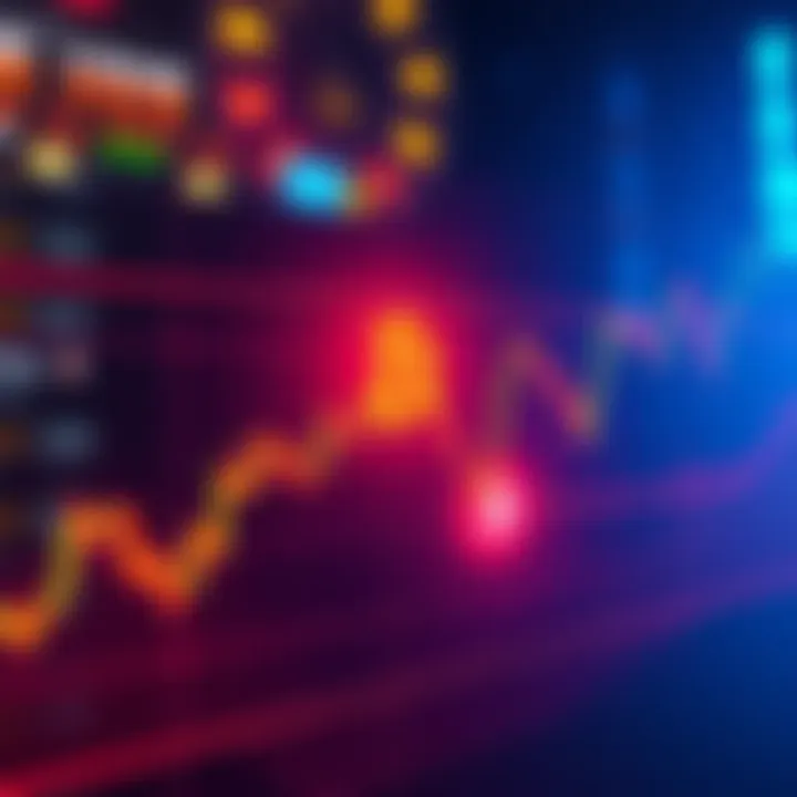Bitcoin Market Volatility A graph showing Bitcoin price fluctuations with consolidation zones highlighted, indicating potential trade traps for investors.