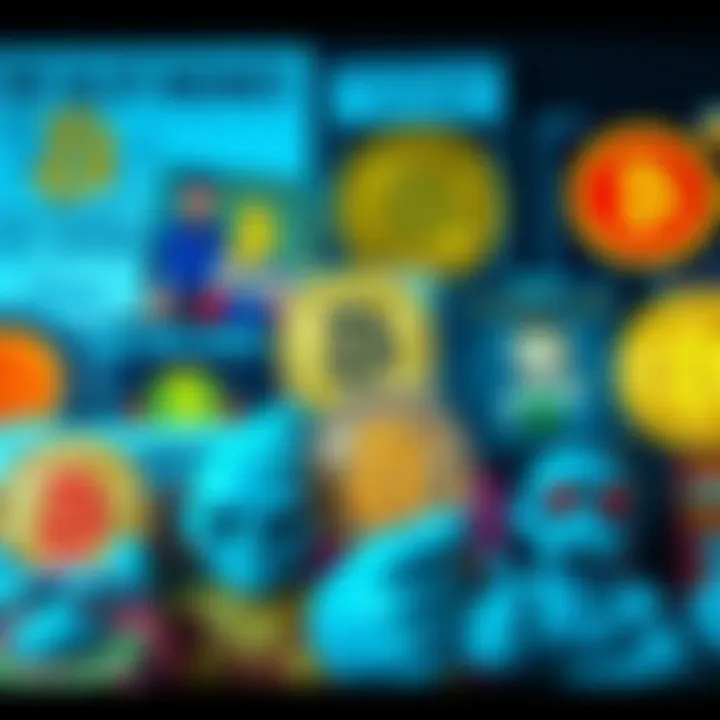 Various humorous Bitcoin memes displayed together, showcasing creative ideas for a meme page.