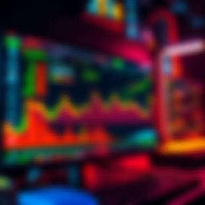 A computer screen showing real-time data on Bitcoin mining costs and profitability