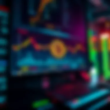 Computer screen showing Bitcoin mining statistics A computer monitor displaying data and graphs related to Bitcoin mining earnings and time frames, illustrating the mining process for beginners