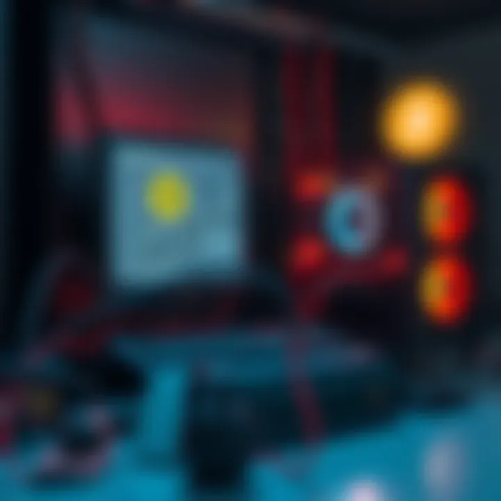 A miner connected to a public pool, illustrating solo mining with BIP 110 implications, featuring a computer and mining rig with Bitcoin graphics.
