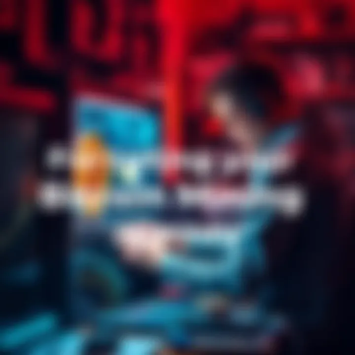 Individual assembling bitcoin mining equipment and checking settings in a home setup