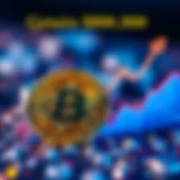 Bitcoin symbol with a rising graph, indicating increasing value near $80,000