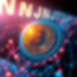 A graphic showing the Bitcoin logo with a visual representation of user limits and capacity dynamics