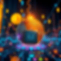 Concept showing Satoshi Nakamoto proving control over Bitcoin without transferring it, depicted through digital symbols and a secure lock.