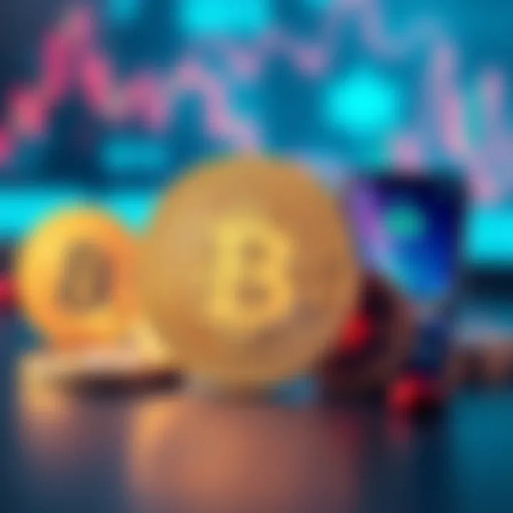 Bitcoin and Payment Apps Comparison A visual showing Bitcoin alongside various modern payment apps, emphasizing their speed in online money transfers.