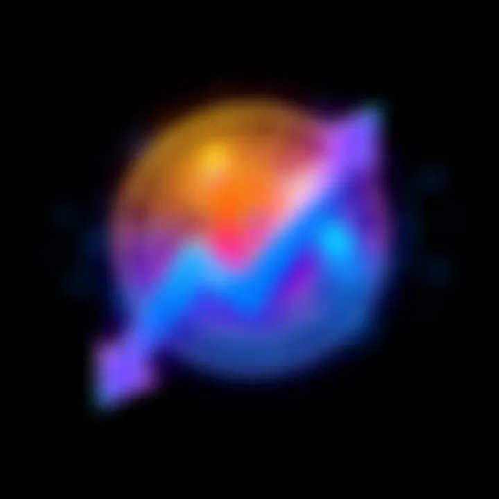 A graphic showing a downward trend and upward arrows overlaid on a Bitcoin symbol, representing conflicting market predictions for 2025.